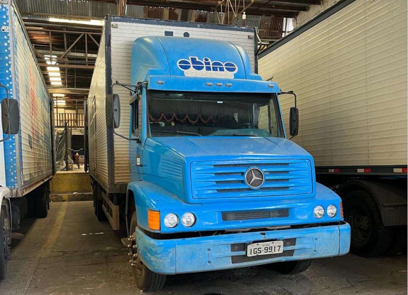 LEILÃO DE CAMINHÕES  M. BENZ, MODELO L1620
