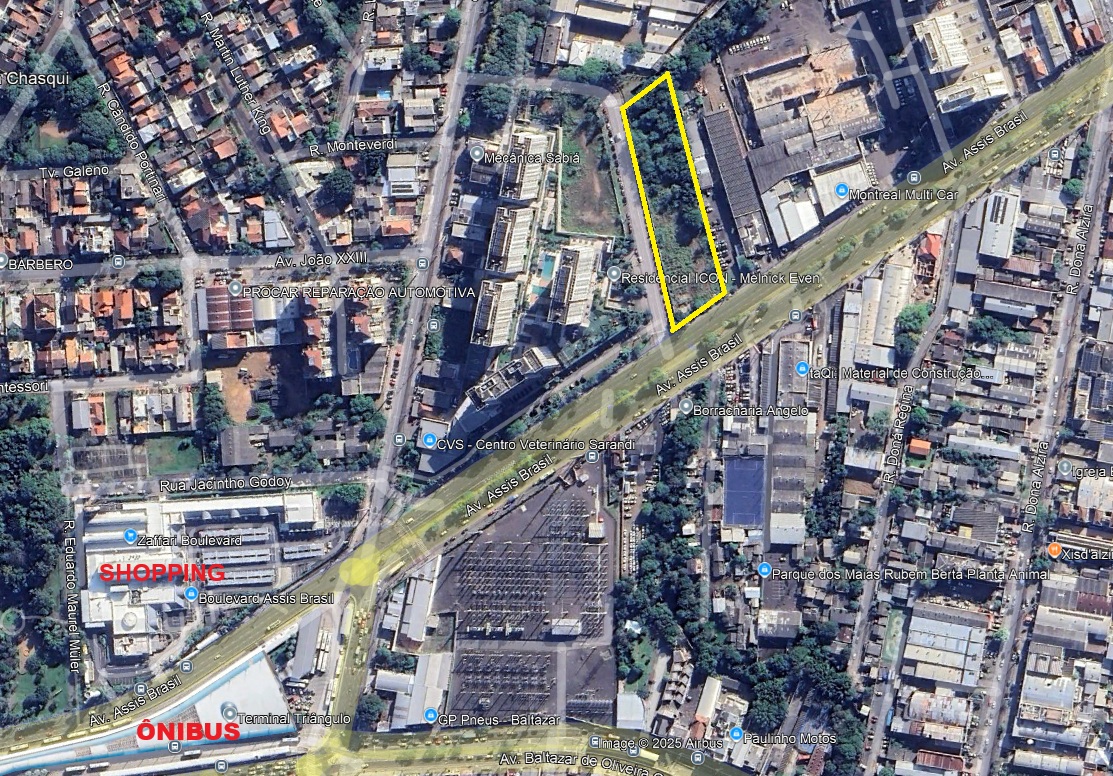 LEILÃO DE TERRENOS URBANOS, FRENTE AV. ASSIS BRASIL, PORTO ALEGRE/RS