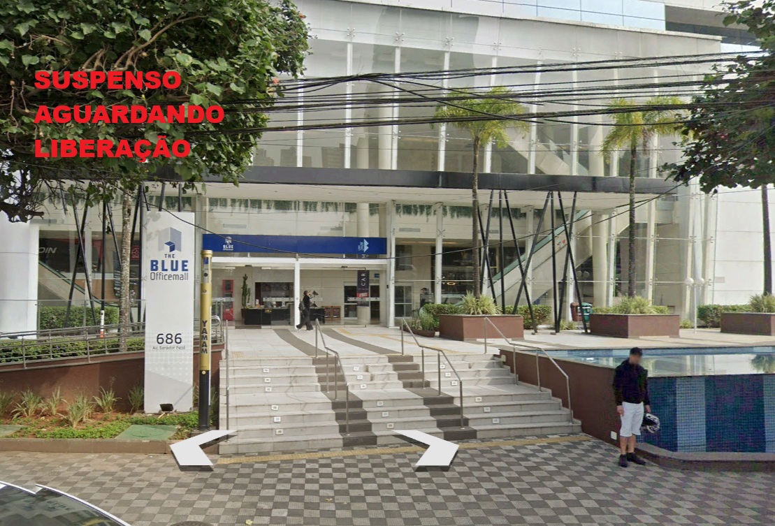 LEILÃO DE LOJA NO SHOPPING THE BLUE OFFICEMALL 101,38M2 A.TOTAL – EM SANTOS / SP