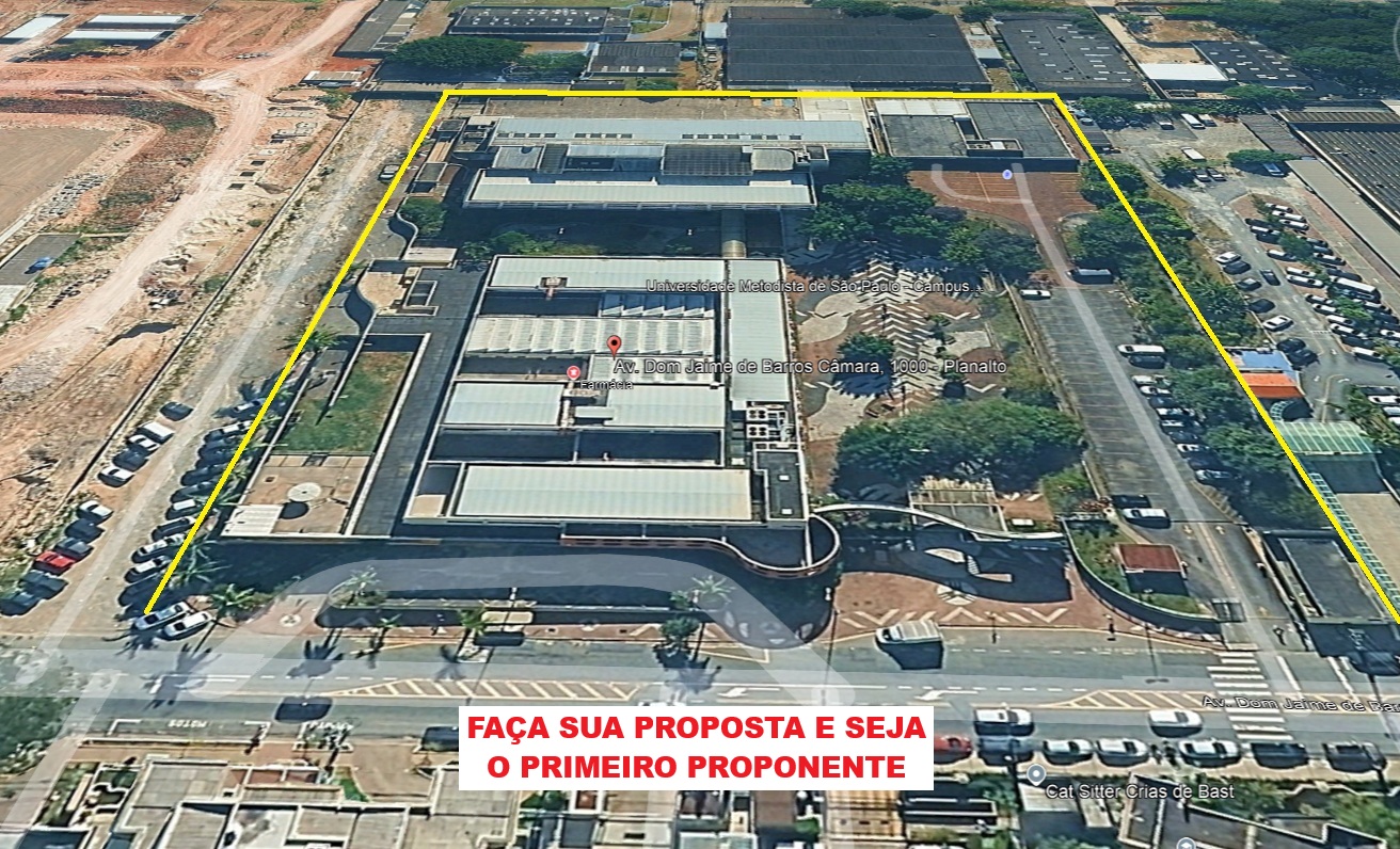 AGUARDA LEILÃO 16.323M2 EM SÃO BERNARDO DO CAMPO - CAMPUS ESCOLAR